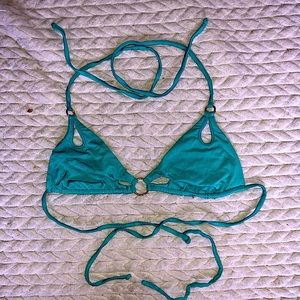 Agent Provocateur Swim Top Size 2 Blue